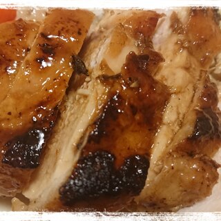 シンプル☆正油味の鶏むね肉のソテー